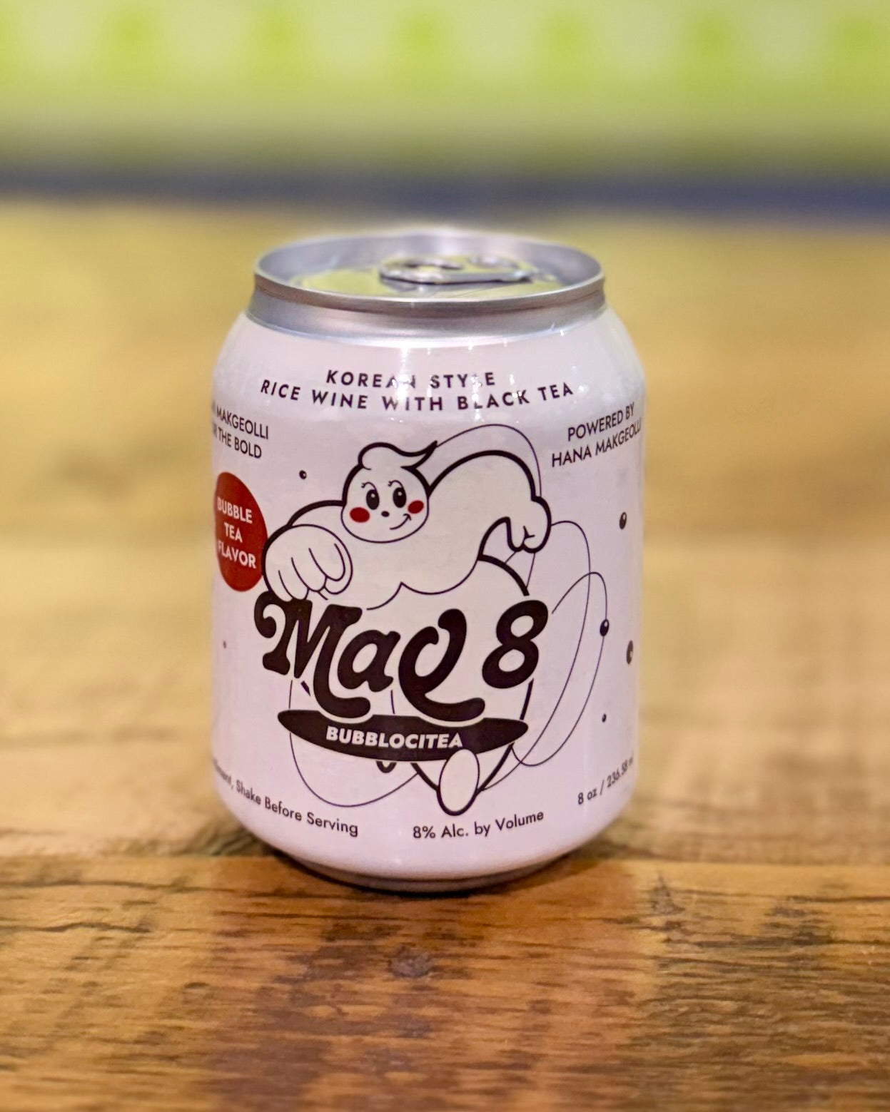 Hana Makgeolli - MAQ8 Bubblocitea 8oz. Can