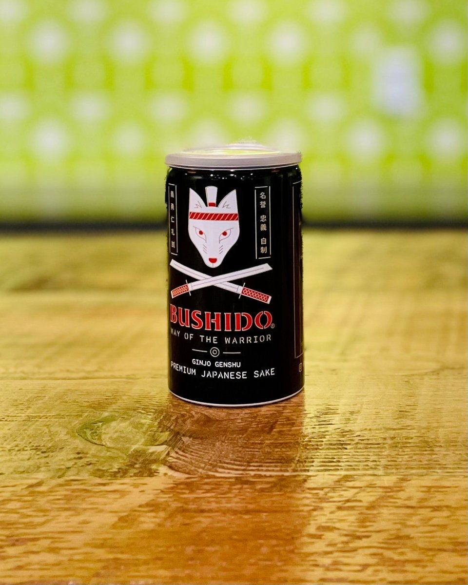 Bushido - Way of the Warrior Ginjo Genshu Premium Sake 180ML can - #neighbors_wine_shop#