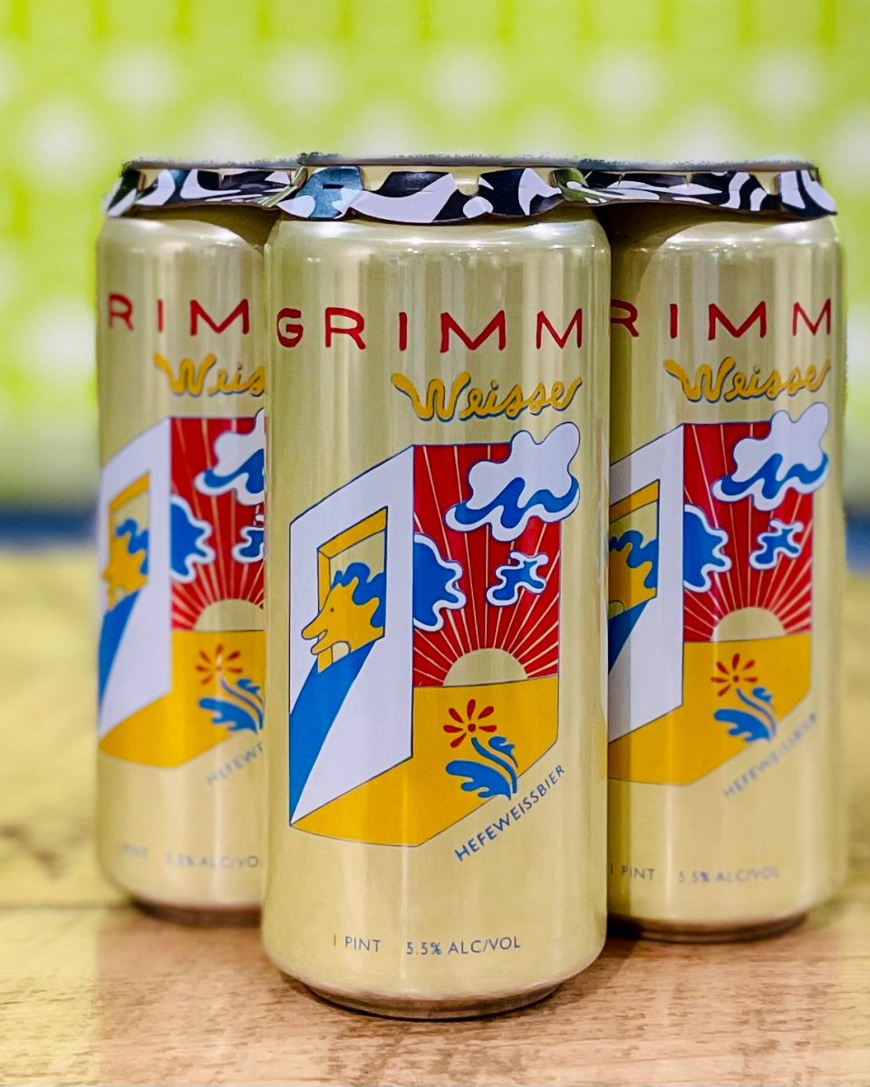 Grimm Artisanal Ales Weisse Wheat Beer - 4 Pack, 16oz Cans - #neighbors_wine_shop#