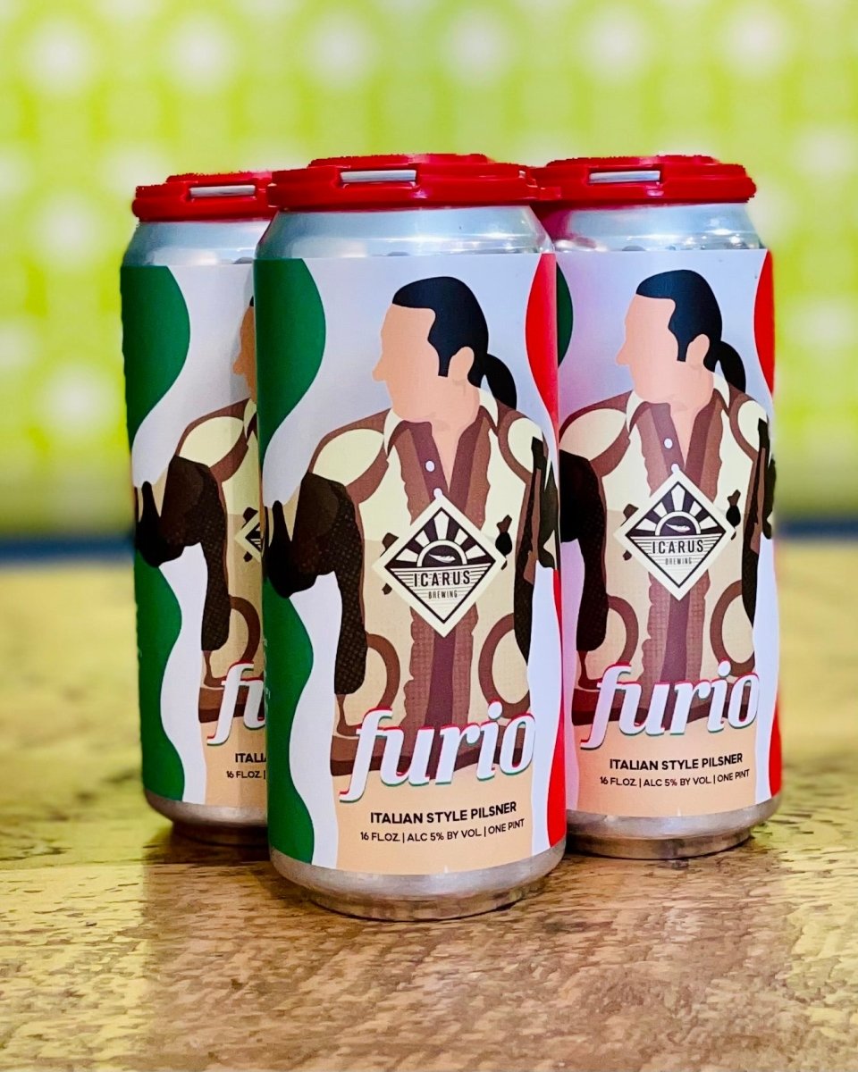 Icarus Brewing - Furio Italian Pilsner, 4 Pack, 16oz Cans - #neighbors_wine_shop#