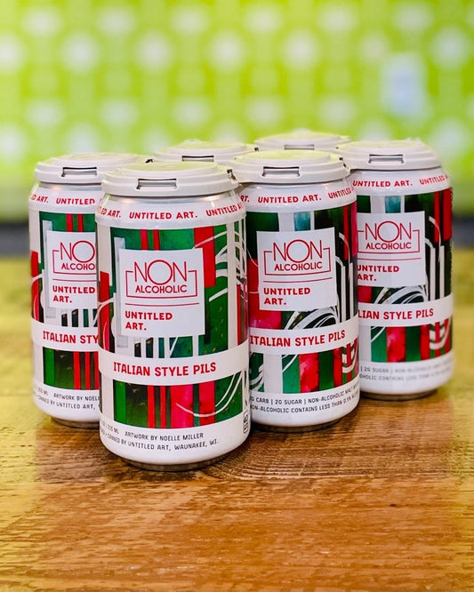 Untitled Art Non-Alcoholic Italian Pilsner - 6 Pack, 12oz Cans - #neighbors_wine_shop#