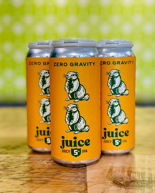 Zero Gravity Woodchuck Woodchuck Juice Hazy IPA - 4 Pack, 16 oz Cans - neighbors_wine_shop