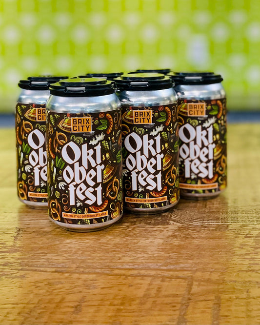 Brix City Oktoberfest, Märzen-style Lager  - 6 Pack, 12oz Cans