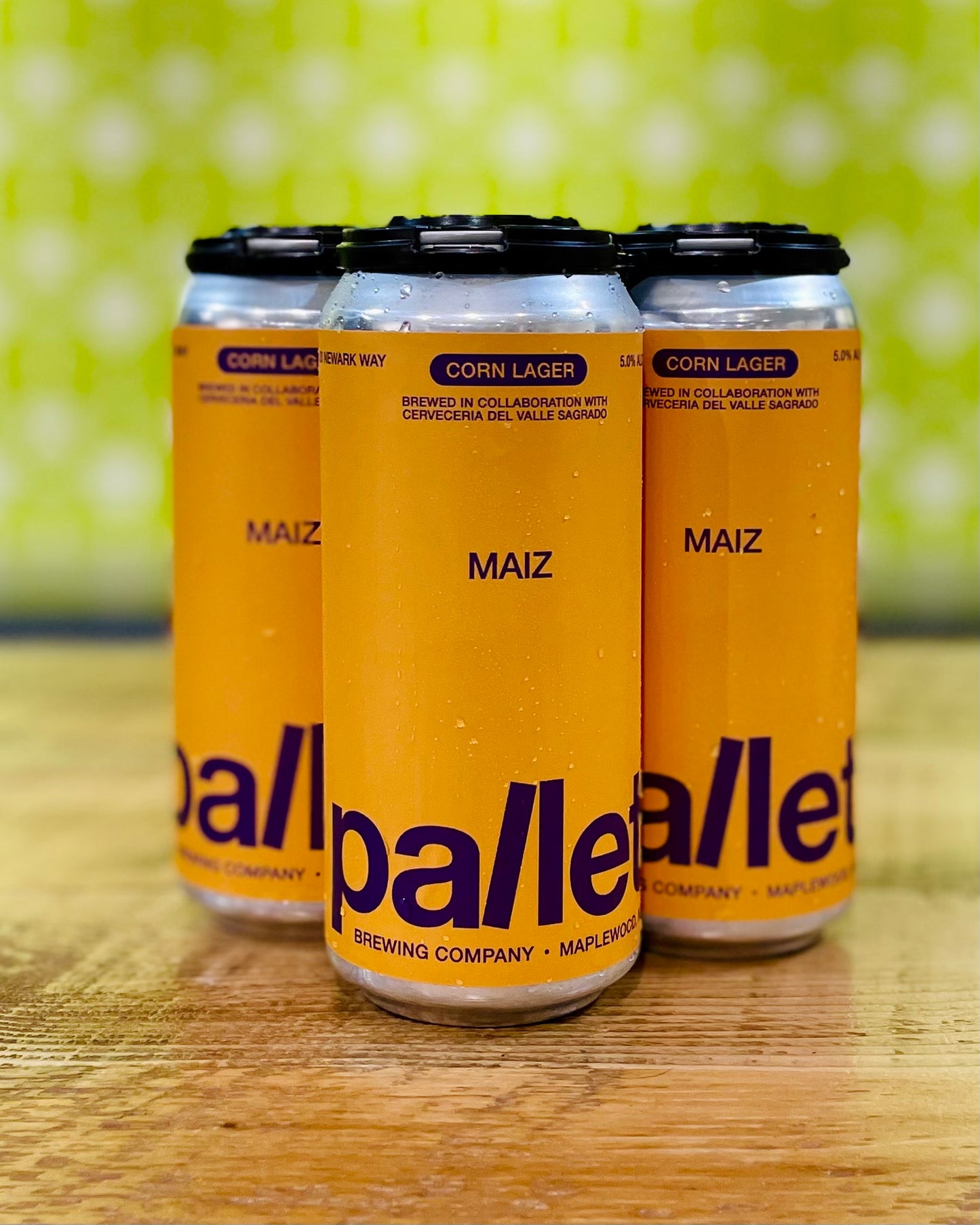 Pallet Brewing Maiz: Purple Corn Lager - 4 Pack, 16 oz Cans