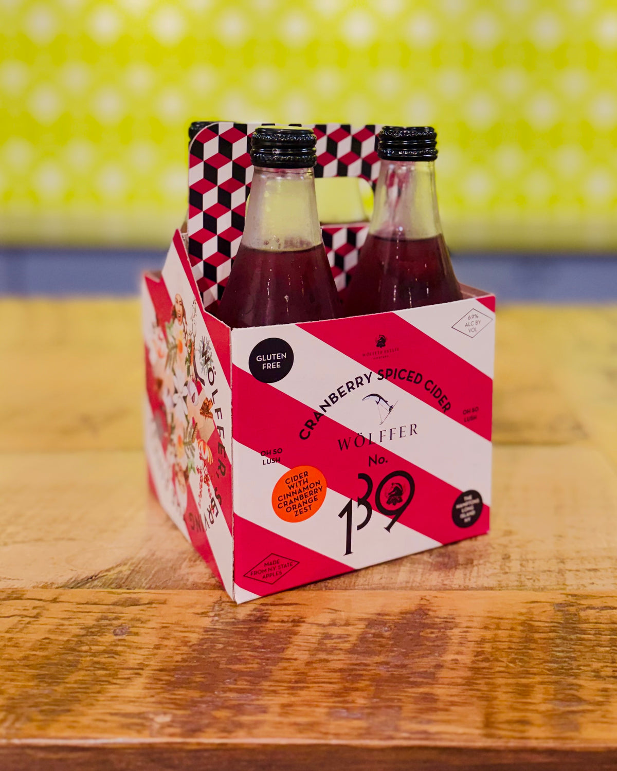 Wolffer Estate Spiced Cranberry Cider - 4 Pack, 355ml Bottles