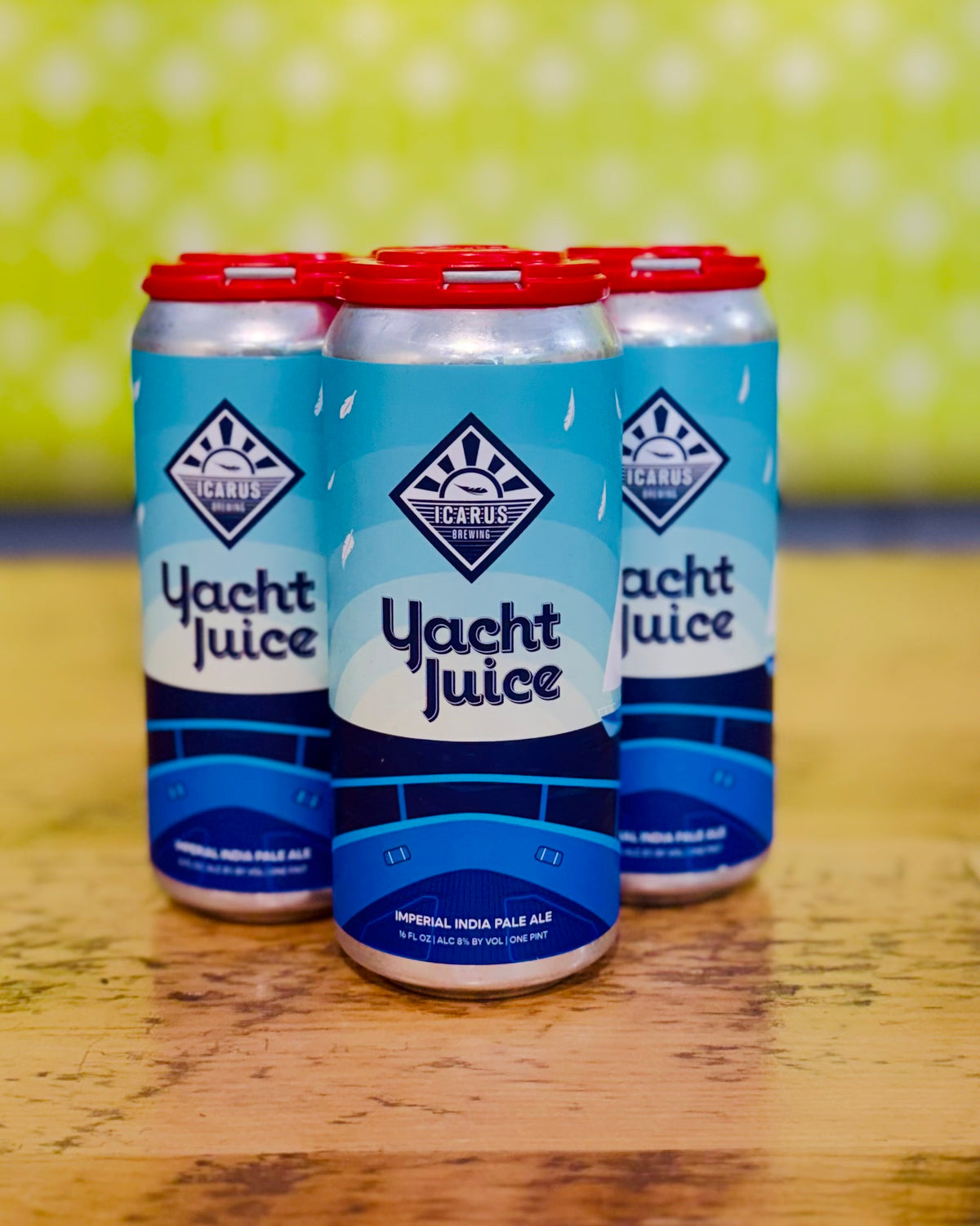 Icarus Brewing - Yacht Juice, 4 Pack, 16oz Cans