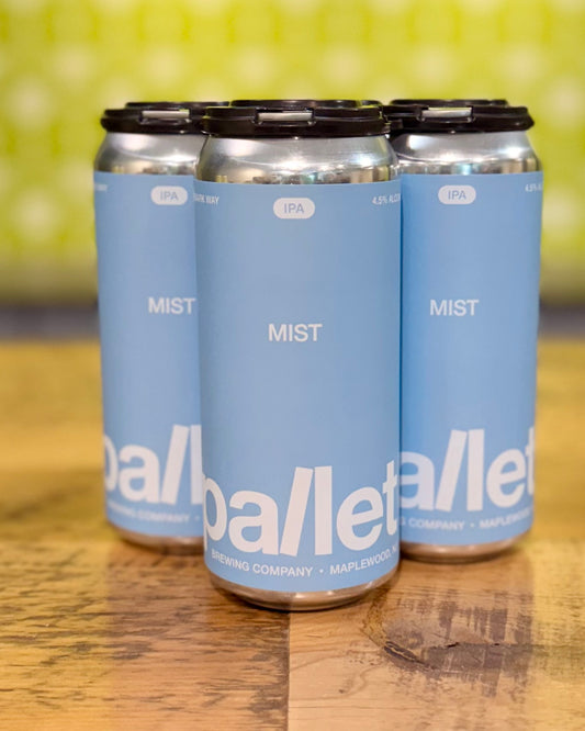 Pallet Brewing Mist: Hazy Session IPA - 4 Pack, 16 oz Cans