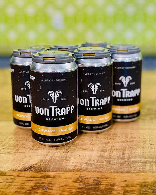 Von Trapp Schwarzbier Black Lager- 6 Pack, 12 oz Cans