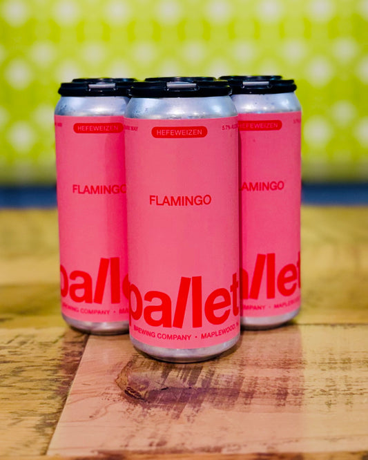 Pallet Brewing: Flamingo Hefeweizen - 4 Pack, 16 oz Cans