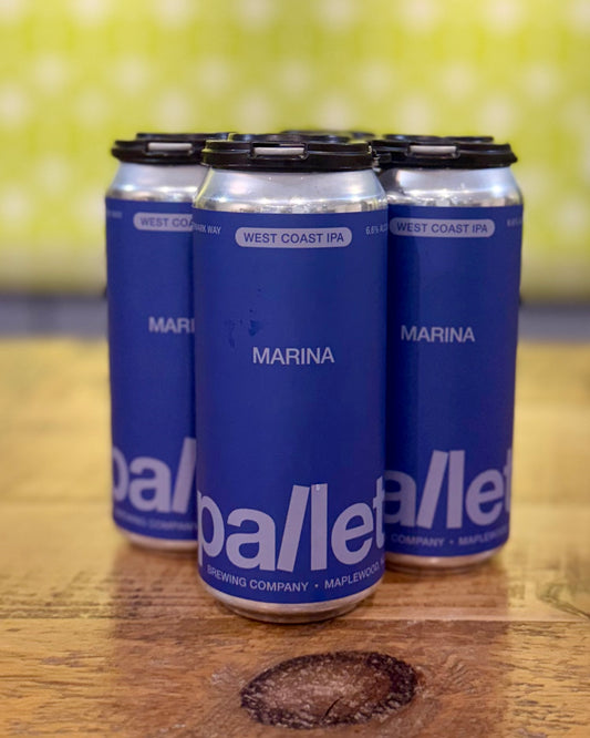 Pallet Brewing Marina, West Coast IPA  - 4 Pack, 16 oz Cans