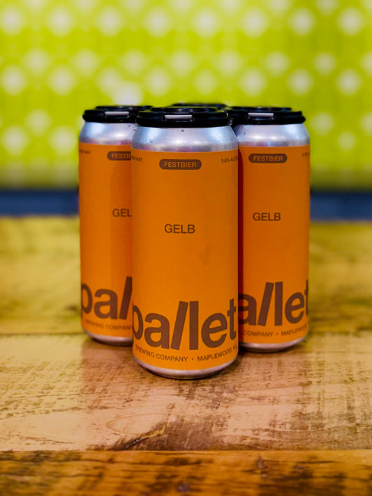Pallet Brewing: Gelb Festbier Lager - 4 Pack, 16 oz Cans