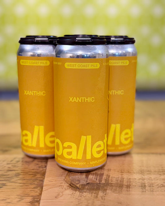 Pallet Brewing Xanthic, West Coast Pilsner - 4 Pack, 16 oz Cans
