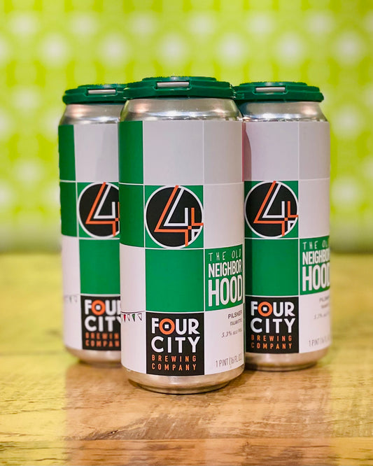 Four City The Old Neighborhood Italian Pilsner - 4 Pack, 16oz Cans