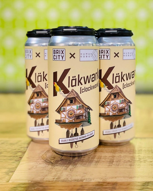 Brix City Brewing Kläkwark (Clockwork) German Pilsner - 4 Pack, 16 oz Cans - #neighbors_wine_shop#