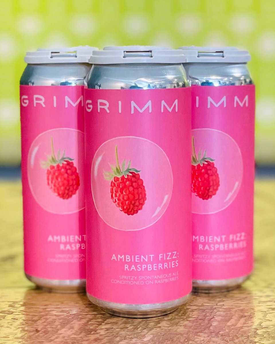 Grimm Artisanal Ales Ambient Fizz: Raspberries - 4 Pack, 16oz Cans - #neighbors_wine_shop#