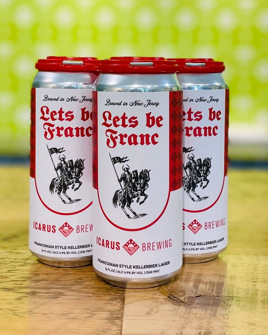 Icarus Brewing - Let’s Be Franc, Franconian Kellerbier, 4 Pack, 16oz Cans - neighbors_wine_shop
