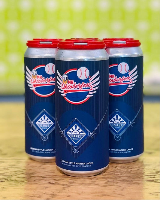 Icarus Brewing - Mr. Oktoberfest Marzen, 4 Pack, 16oz Cans - neighbors_wine_shop