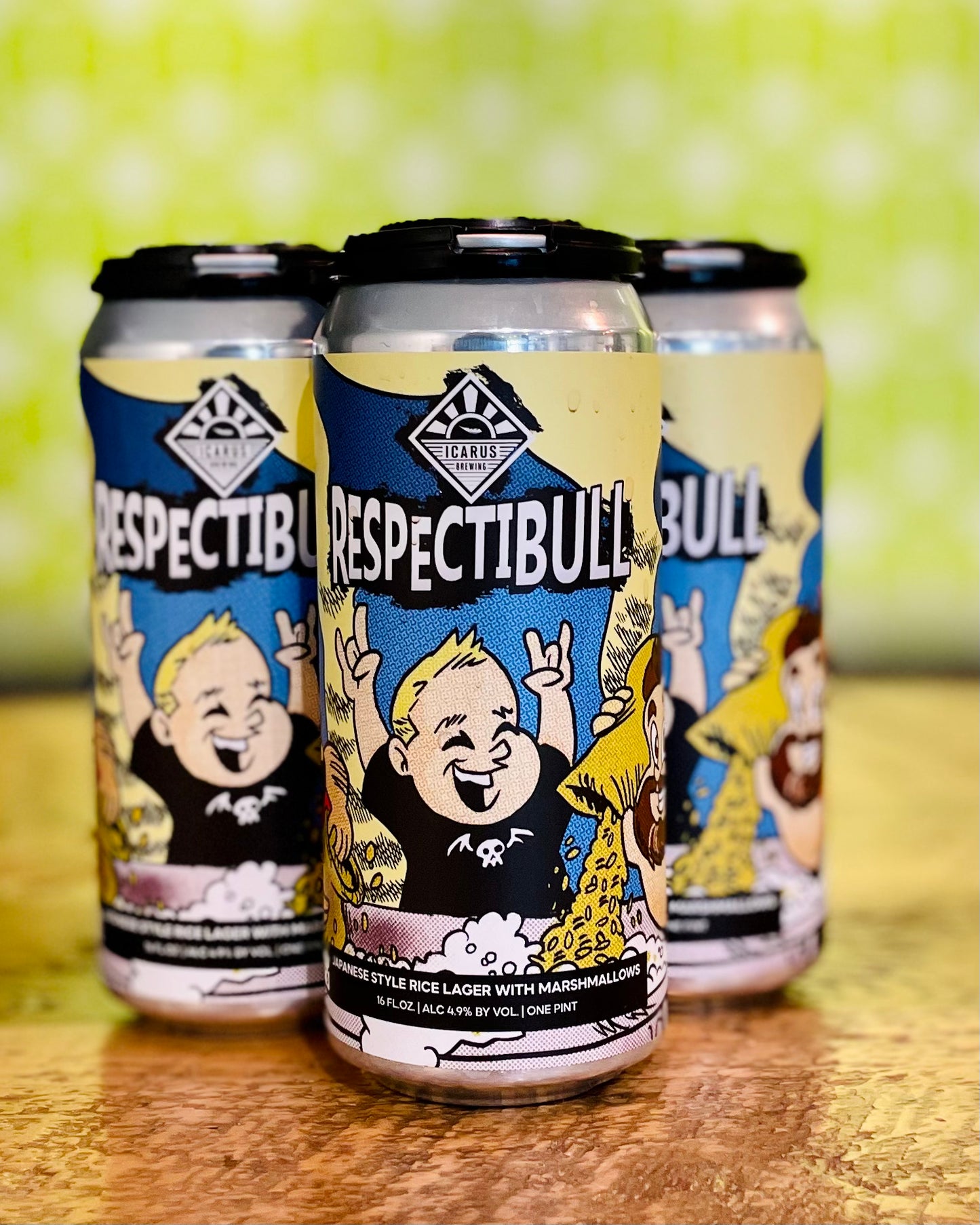 Icarus Brewing - Respectibull, 4 Pack, 16oz Cans