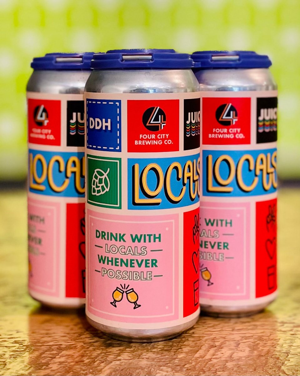 Neighbors x Four City Brewing Locals IPA - 4 Pack, 16oz Cans - #neighbors_wine_shop#