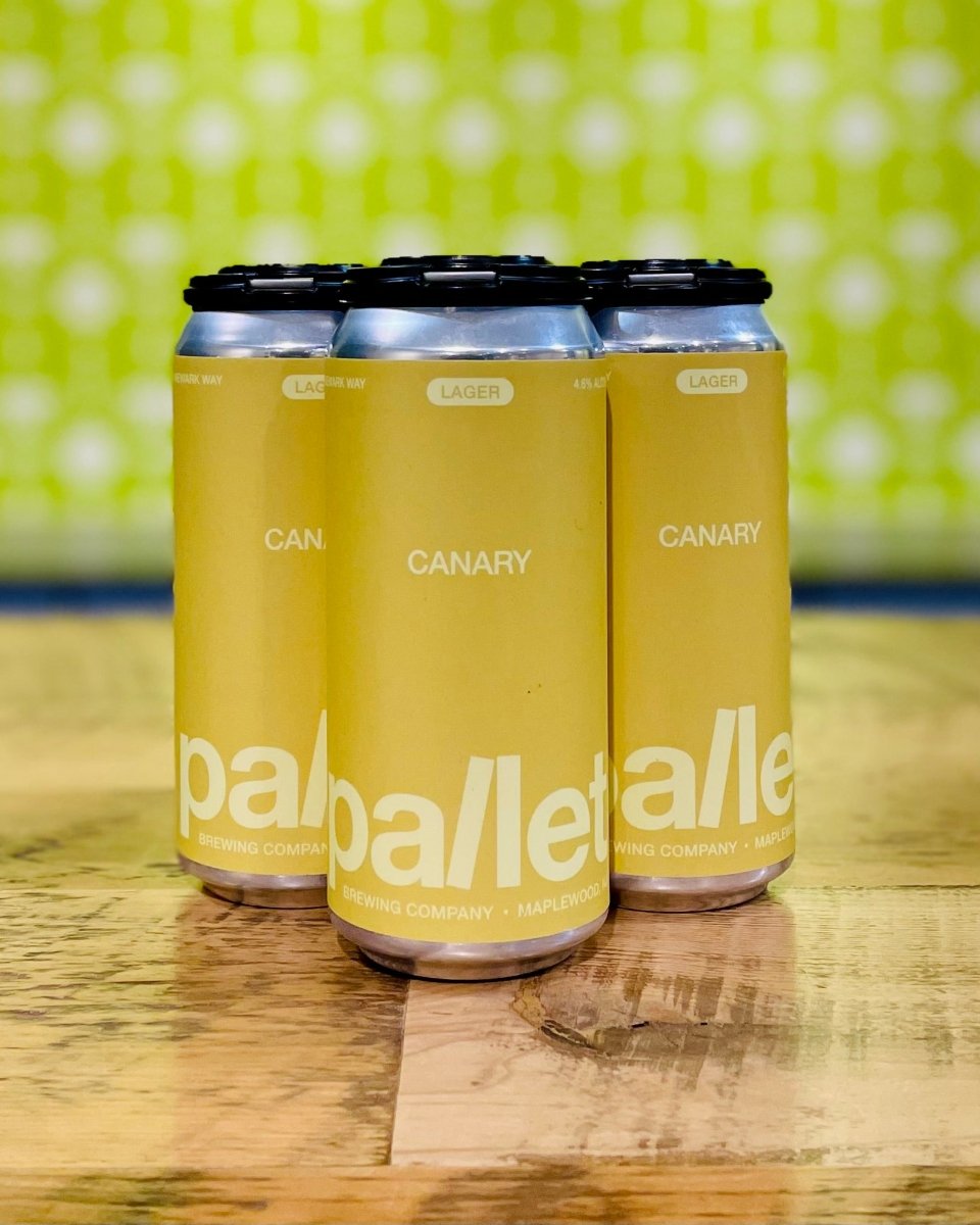 Pallet Brewing Canary: Lager - 4 Pack, 16 oz Cans - neighbors_wine_shop