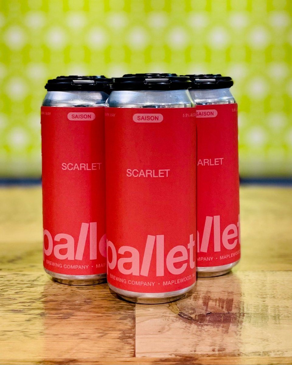 Pallet Brewing Scarlet: Saison - 4 Pack, 16 oz Cans - neighbors_wine_shop
