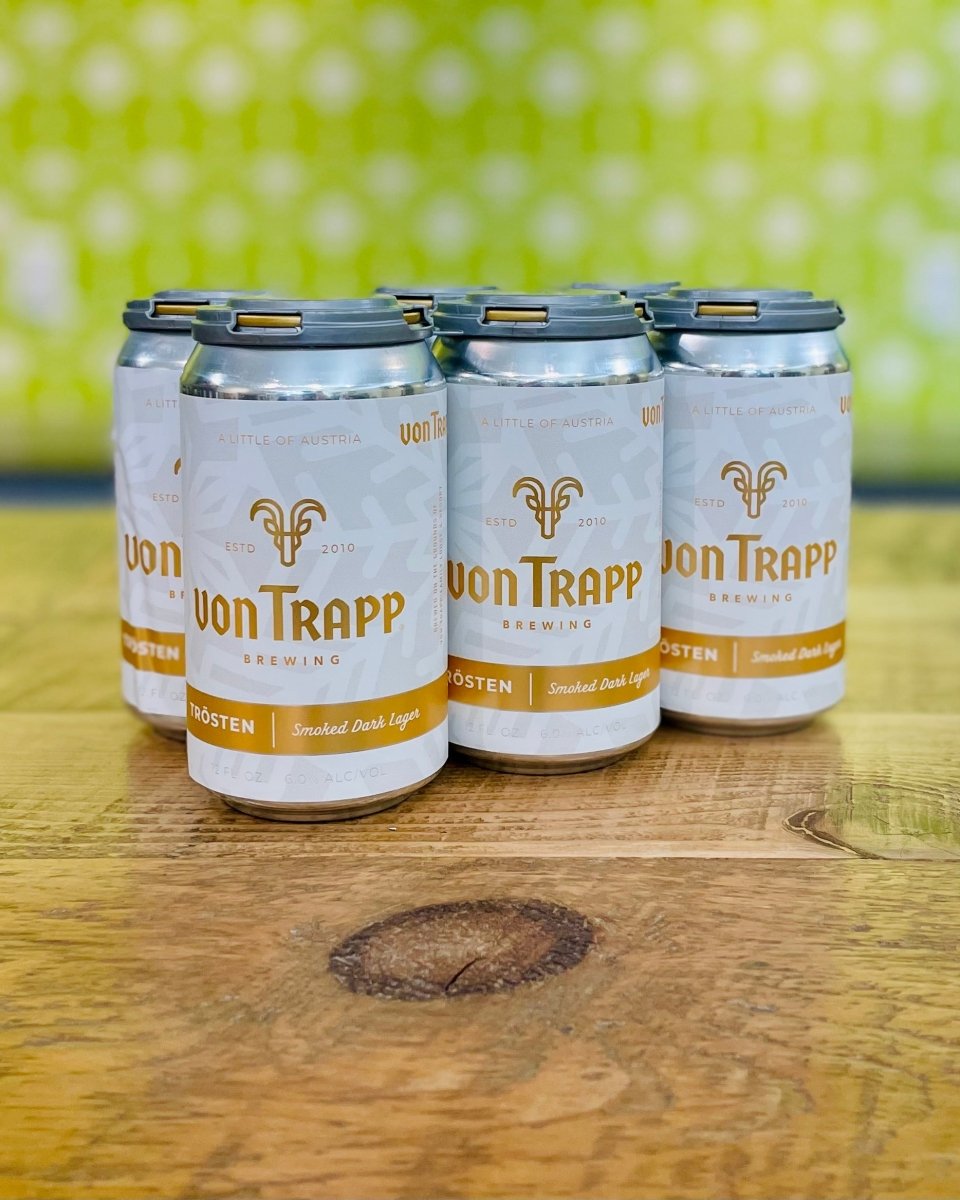 Von Trapp Trösten Dark Lager - 6 Pack, 12 oz Cans - neighbors_wine_shop