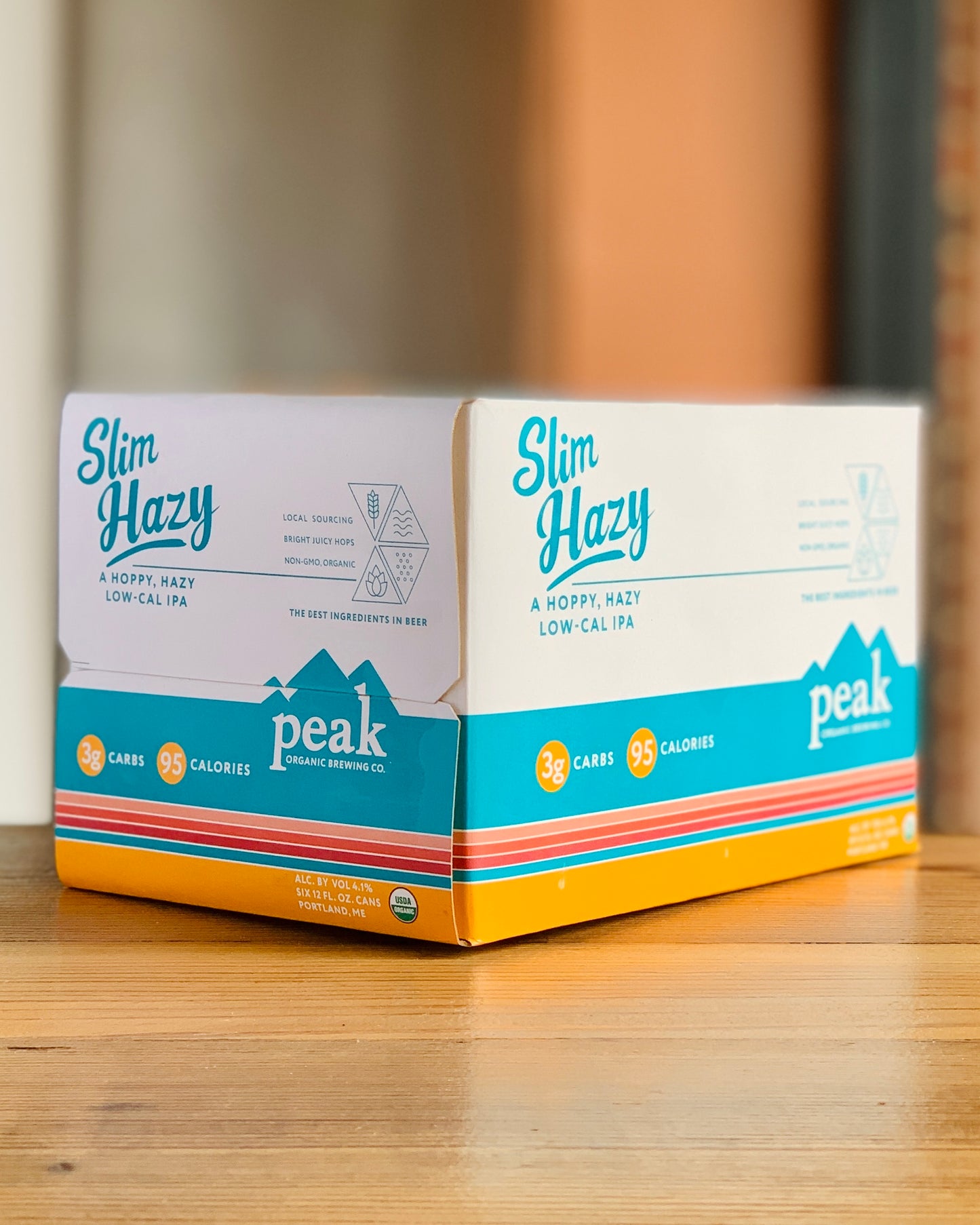Peak Slim Hazy - 6 Pack, 12 oz Cans