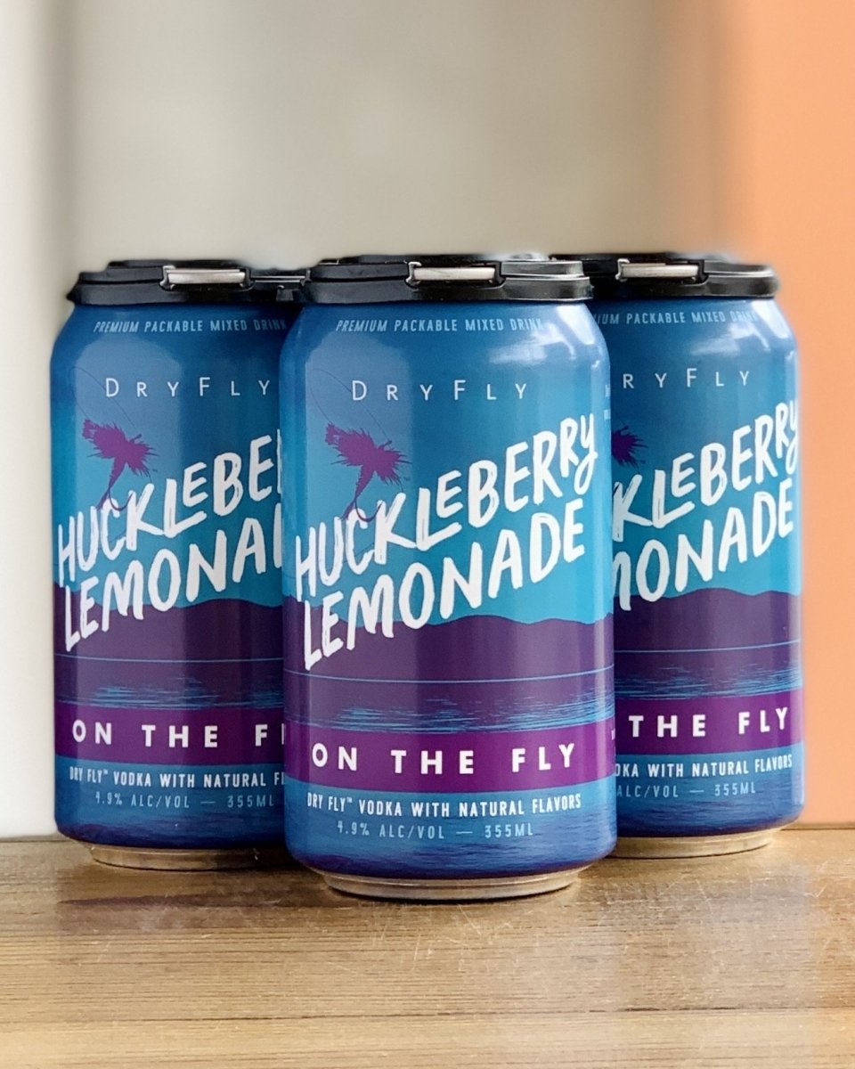 Dry Fly Distilling - On The Fly Huckleberry Lemonade - 4 Pack, 12oz Cans - #neighbors_wine_shop#