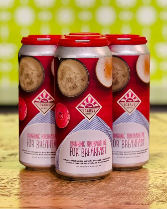 Icarus Brewing - Drinking Rhubarb Pie For Breakfast, 4 Pack, 16oz Cans - #neighbors_wine_shop#
