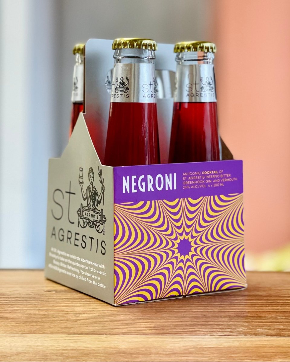St. Agrestis Bottled Negroni, 4pk 100 ML - #neighbors_wine_shop#